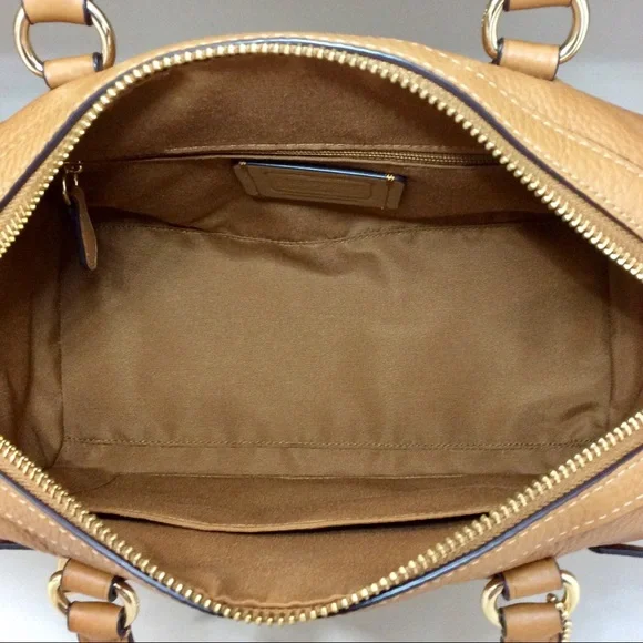 Authentic Coach Rowan Satchel With Diary Embroidery Medium Handbag Purse - Picture 10 of 13